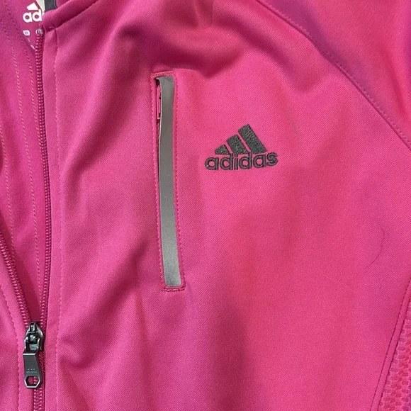 Adidas Women's Vibrant Pink Athletic Jacket - Picture 5 of 5